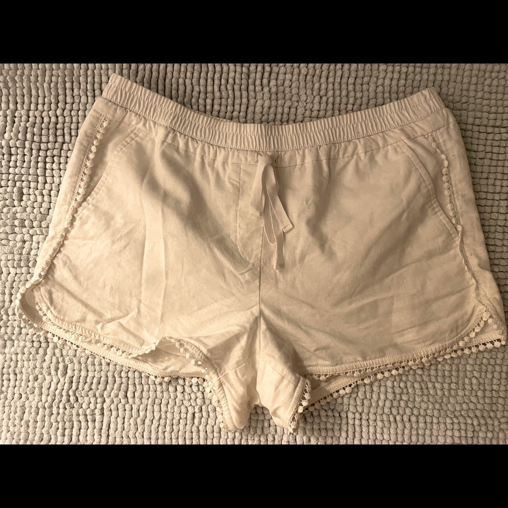 Loft Outlet White Shorts